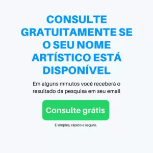 registre seu nome artístico